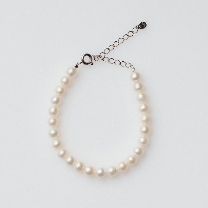 淡水パールブレスレット|職人仕上げ・日本製・Silver925