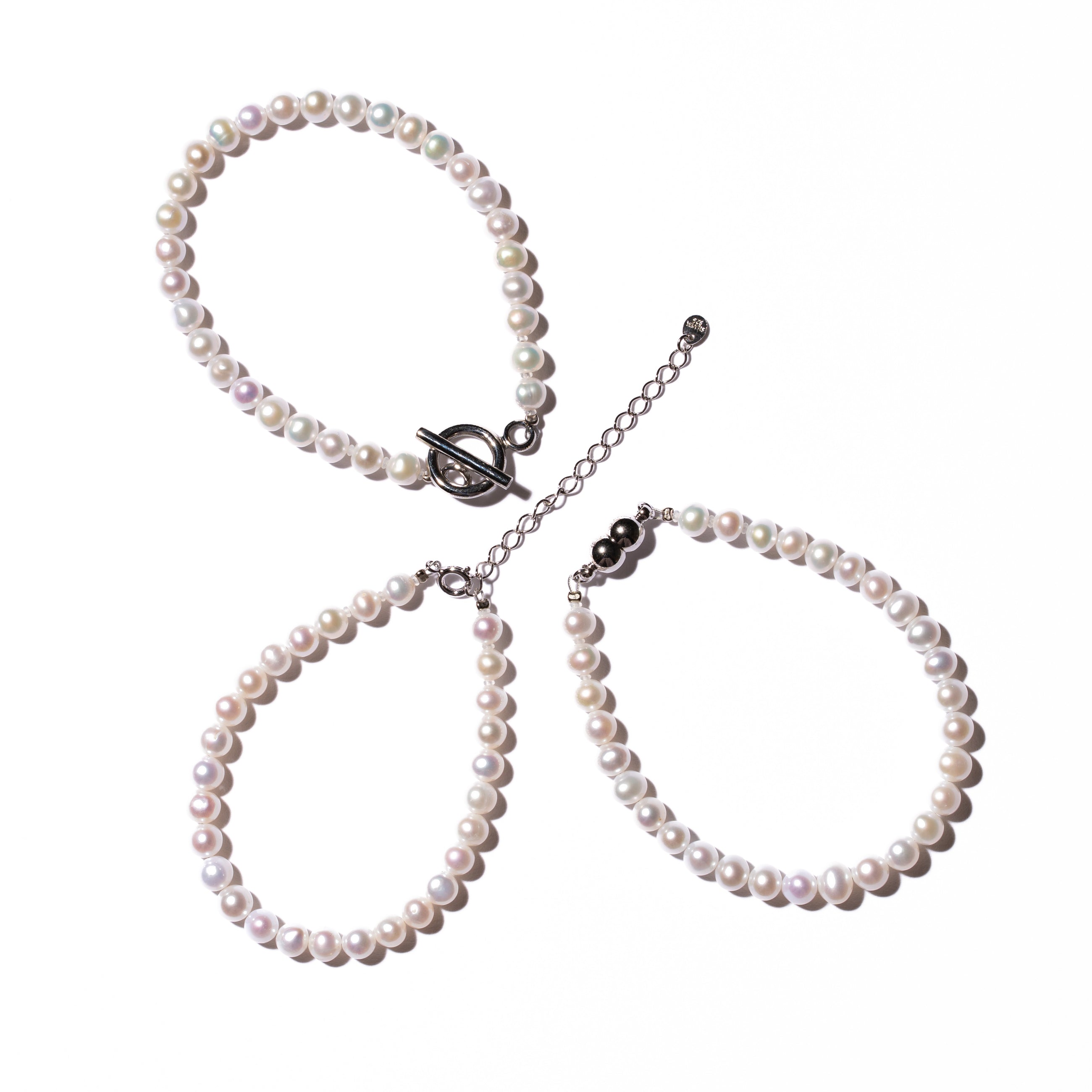 Baby Round 5.0-6.0mm パールブレスレット-MUSUBI(結)|職人仕上げ・マグネット