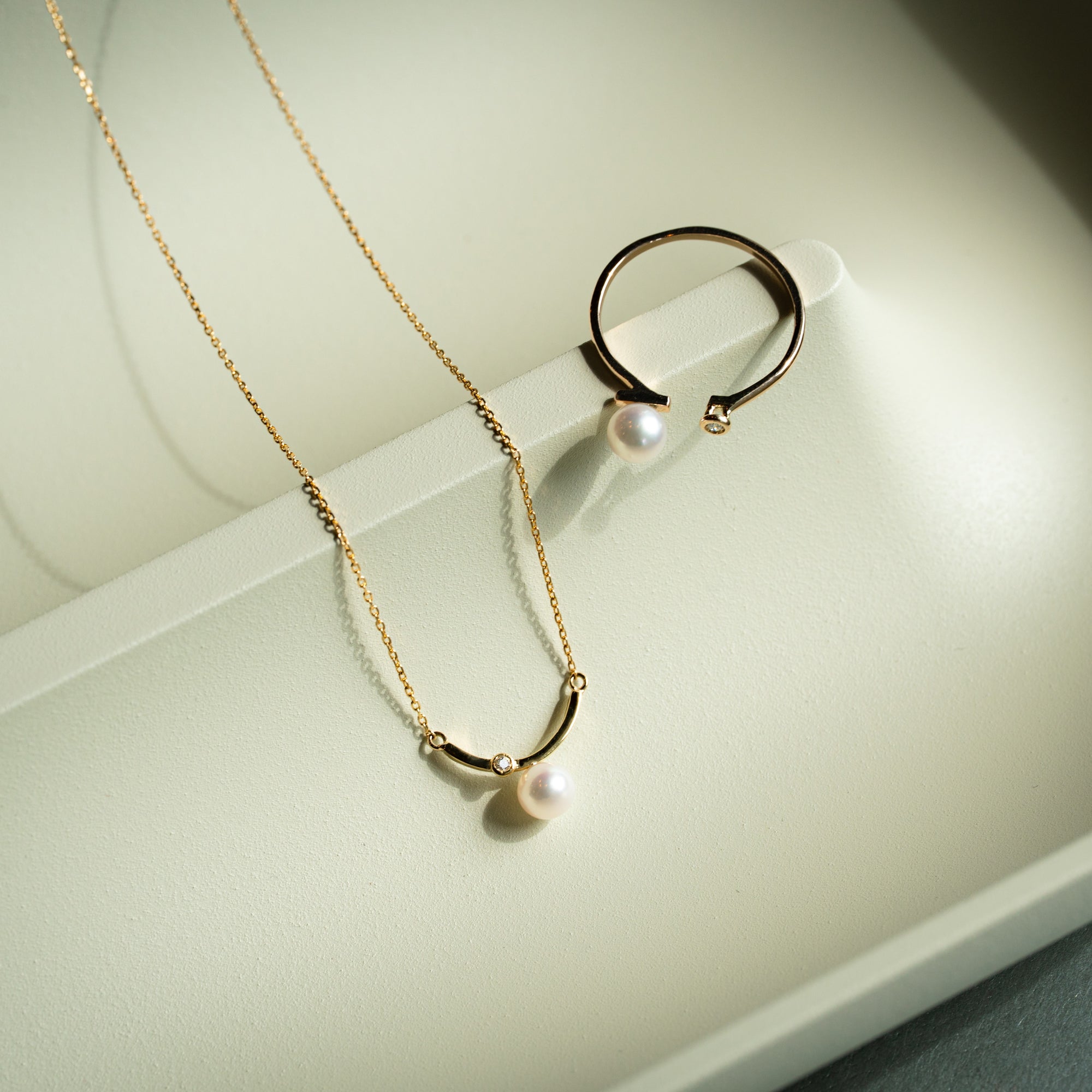 <Emi>あこやパールネックレス KAGEN【K18】【K10】