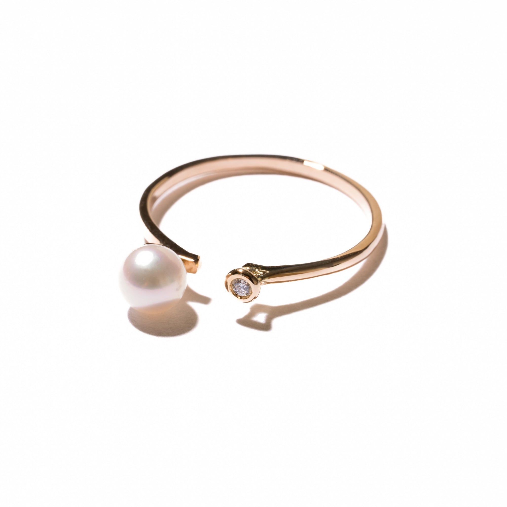 <Emi> あこやパールフォークリング JOUGEN【K10】