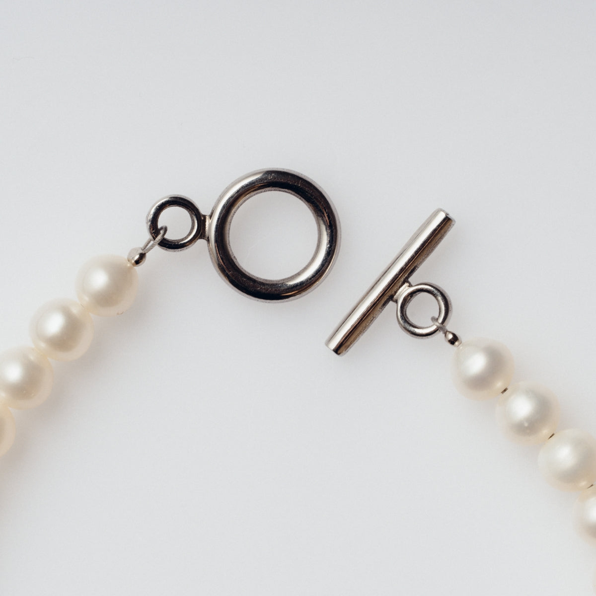 淡水パールブレスレット・マンテル|職人仕上げ・日本製・サージカルステンレス