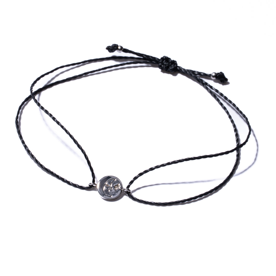 【3color】エネルギーチャームブレスレット -the moon-