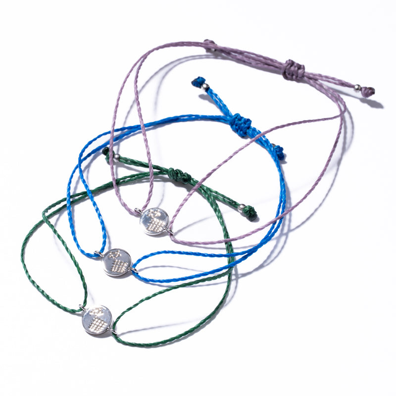 【3color】エネルギーチャームブレスレット -the ama-