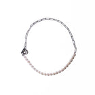 Half Chain & Pearl ネックレス-MUSUBI（結）｜職人仕上げ・Silver925/ステンレス