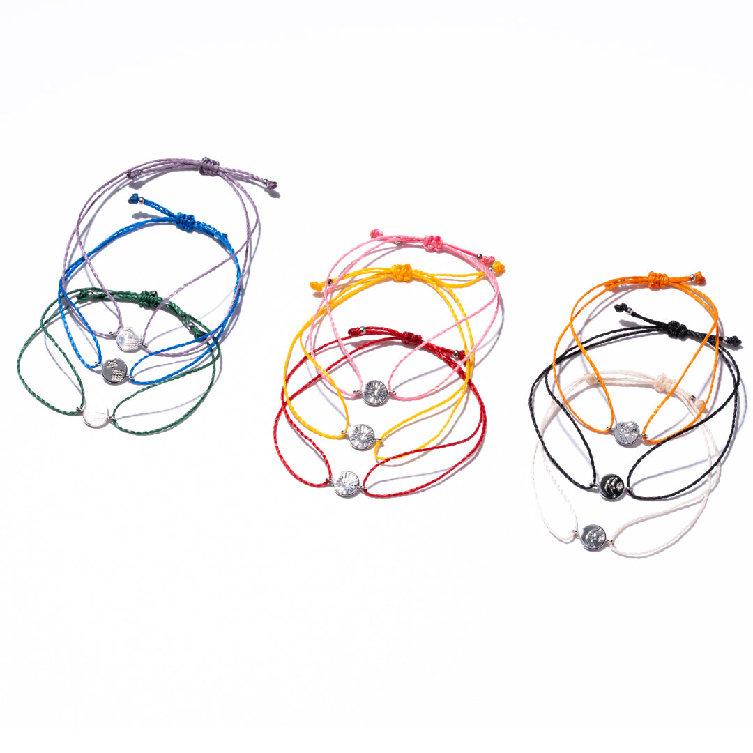 【3color】エネルギーチャームブレスレット -the ama-