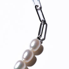 Half Chain & Pearl ブレスレット-MUSUBI（結）｜職人仕上げ・Silver925/ステンレス