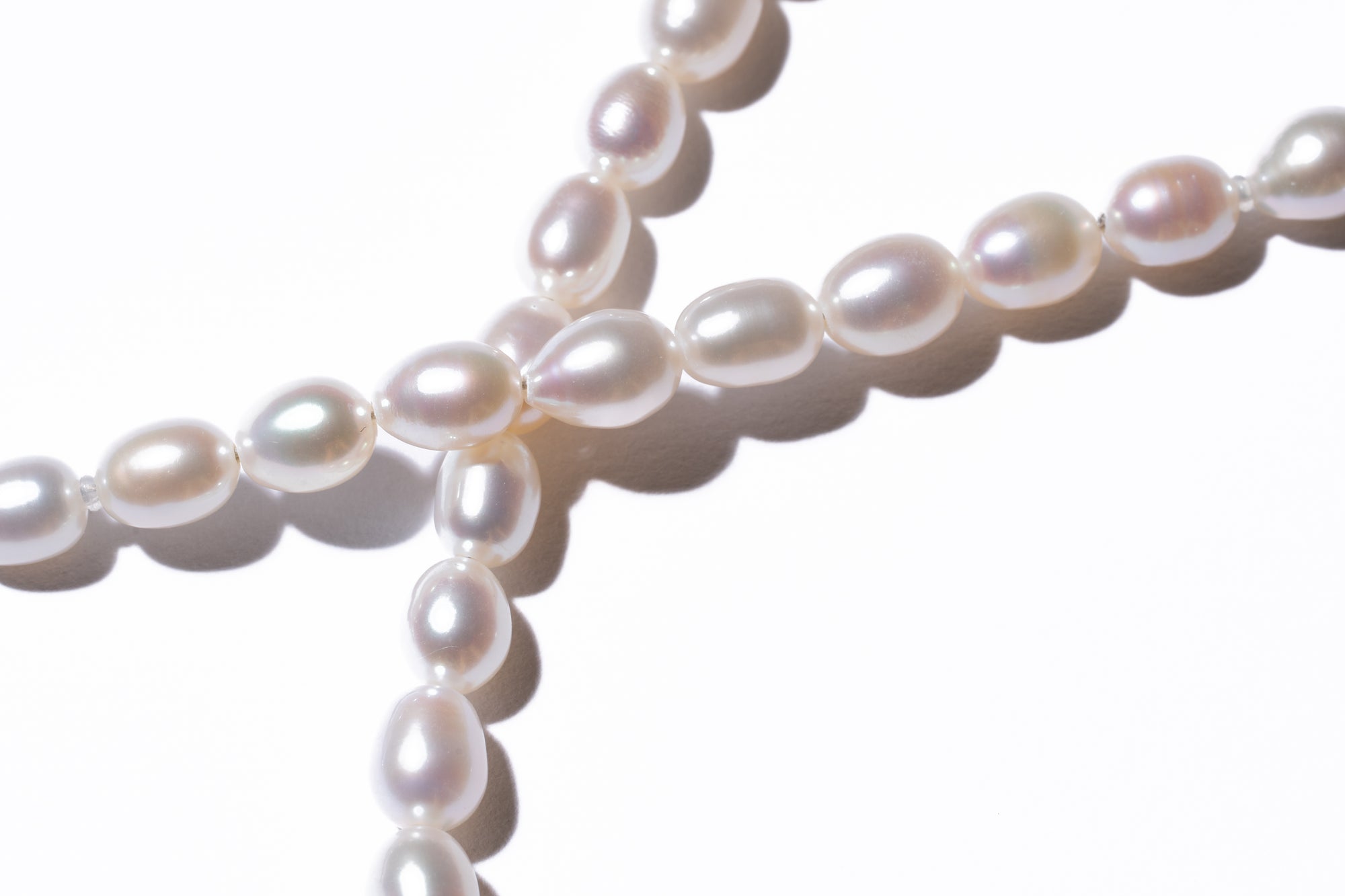 Rice 6.0-7.0mm パールブレスレット-MUSUBI（結）｜職人仕上げ・マグネット