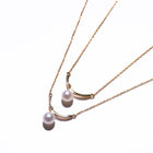 ＜Emi＞あこやパールネックレス KAGEN【K18】【K10】