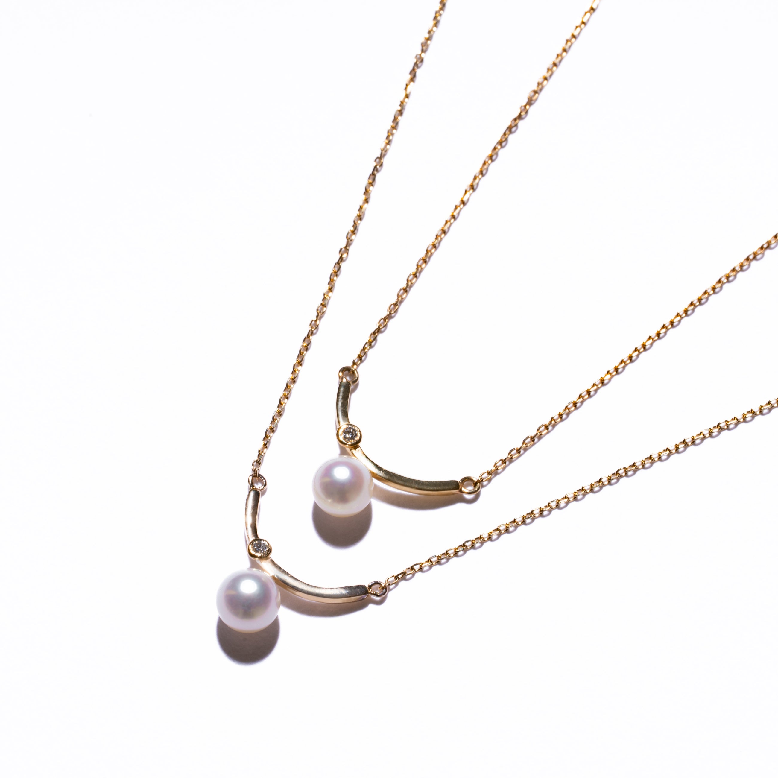 ＜Emi＞あこやパールネックレス KAGEN【K18】【K10】