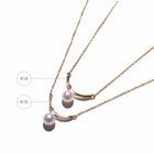 ＜Emi＞あこやパールネックレス KAGEN【K18】【K10】