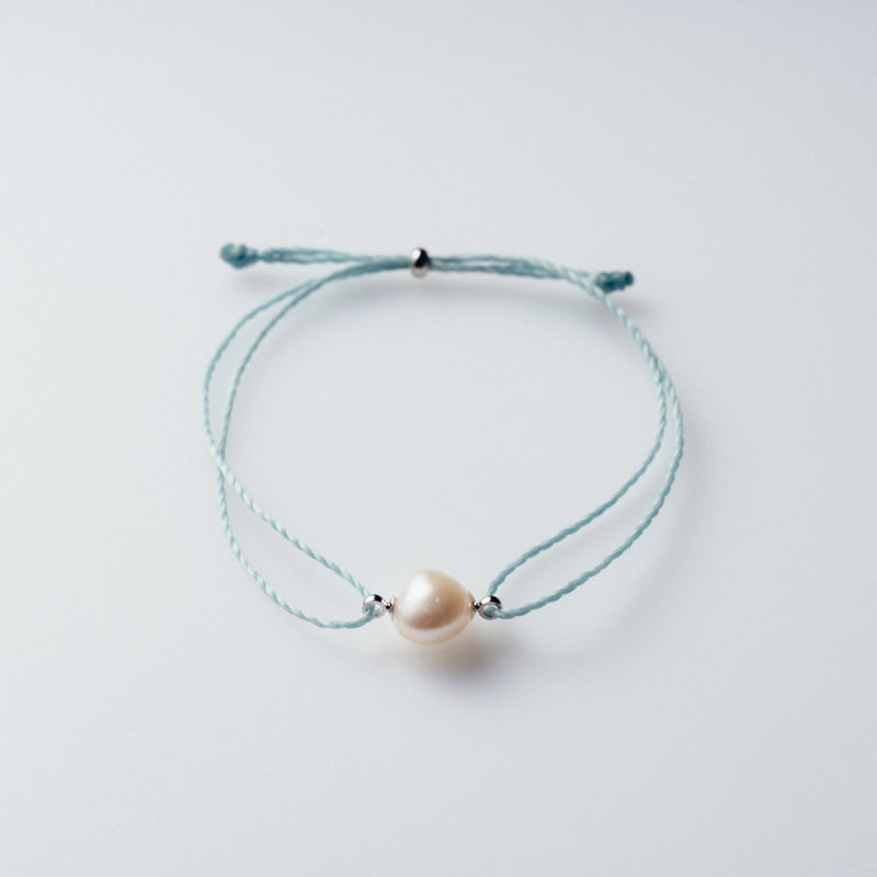 【10color】バロック淡水パールコードブレスレット