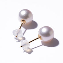 K18 あこやパール一粒ピアス