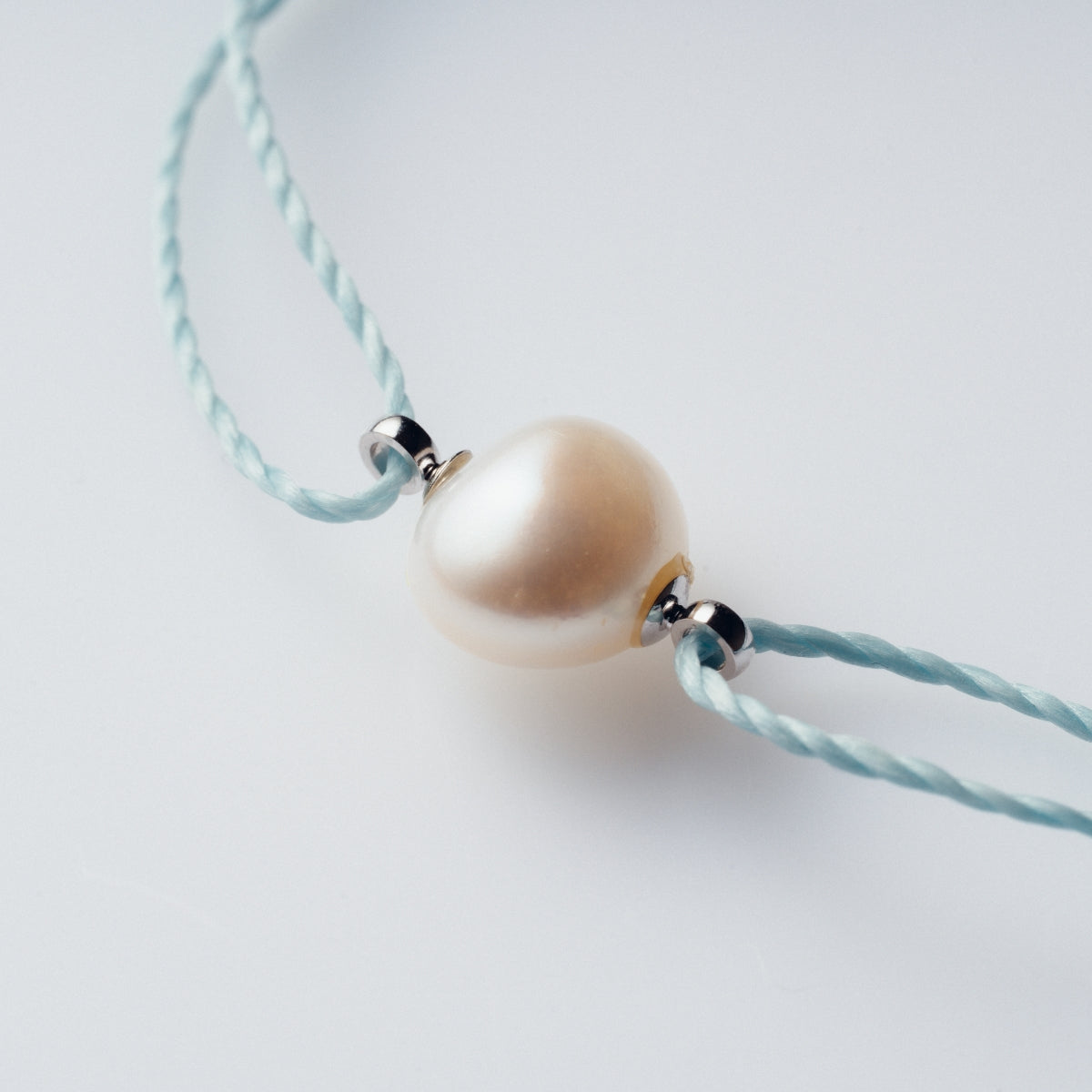 【10color】バロック淡水パールコードブレスレット