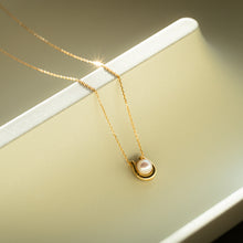 ＜Emi＞ あこやパール馬蹄ネックレス MAMORI　[ K18 / 4.5~5.0ｍｍ ]