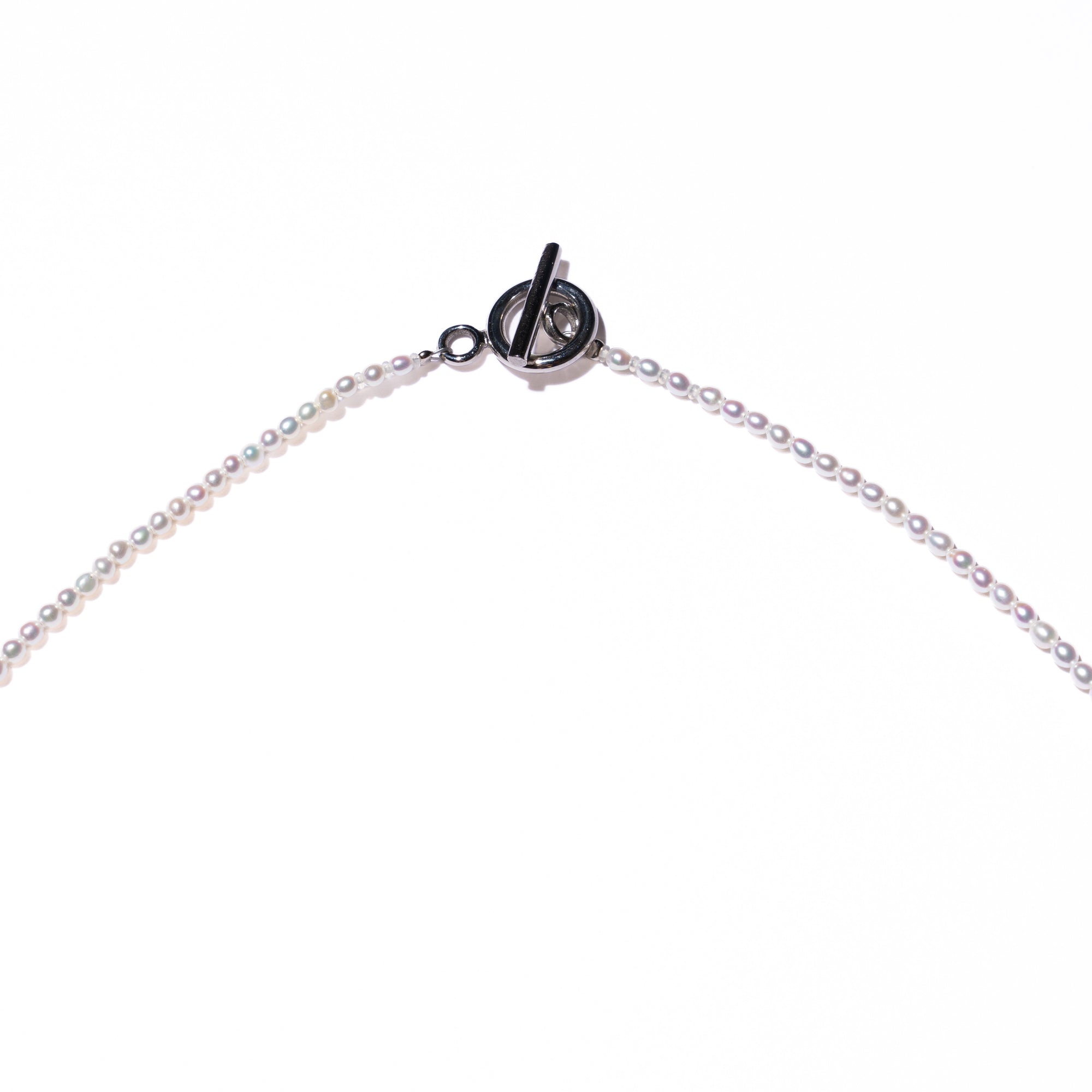 ＜NEW＞Baby Round【極小】淡水3.0mm 3WAY ロングパールネックレス-MUSUBI（結）｜職人仕上げ・マンテル仕様・日本製