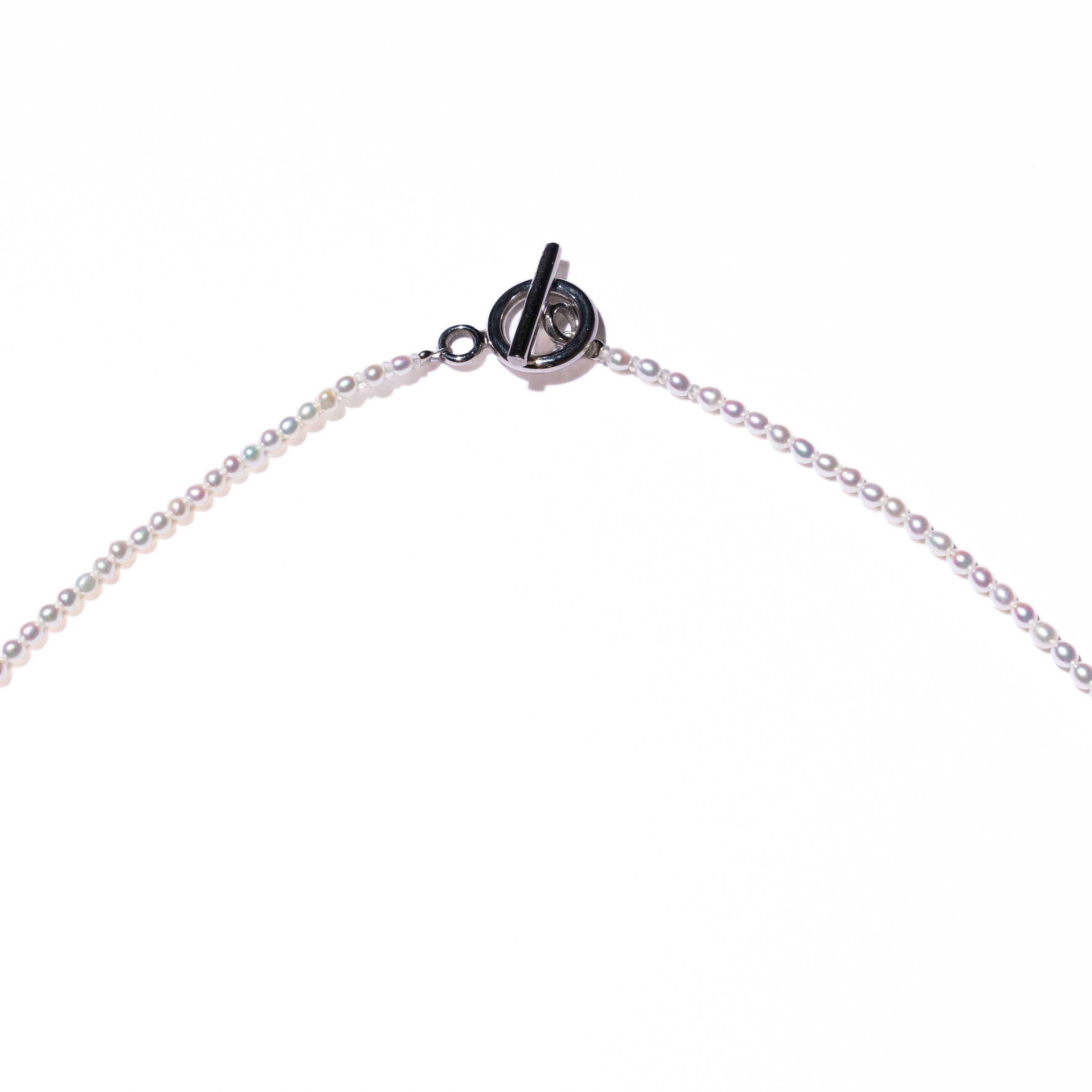 ＜NEW＞Baby Round【極小】淡水3.0mm 3WAY ロングパールネックレス-MUSUBI（結）｜職人仕上げ・マンテル仕様・日本製
