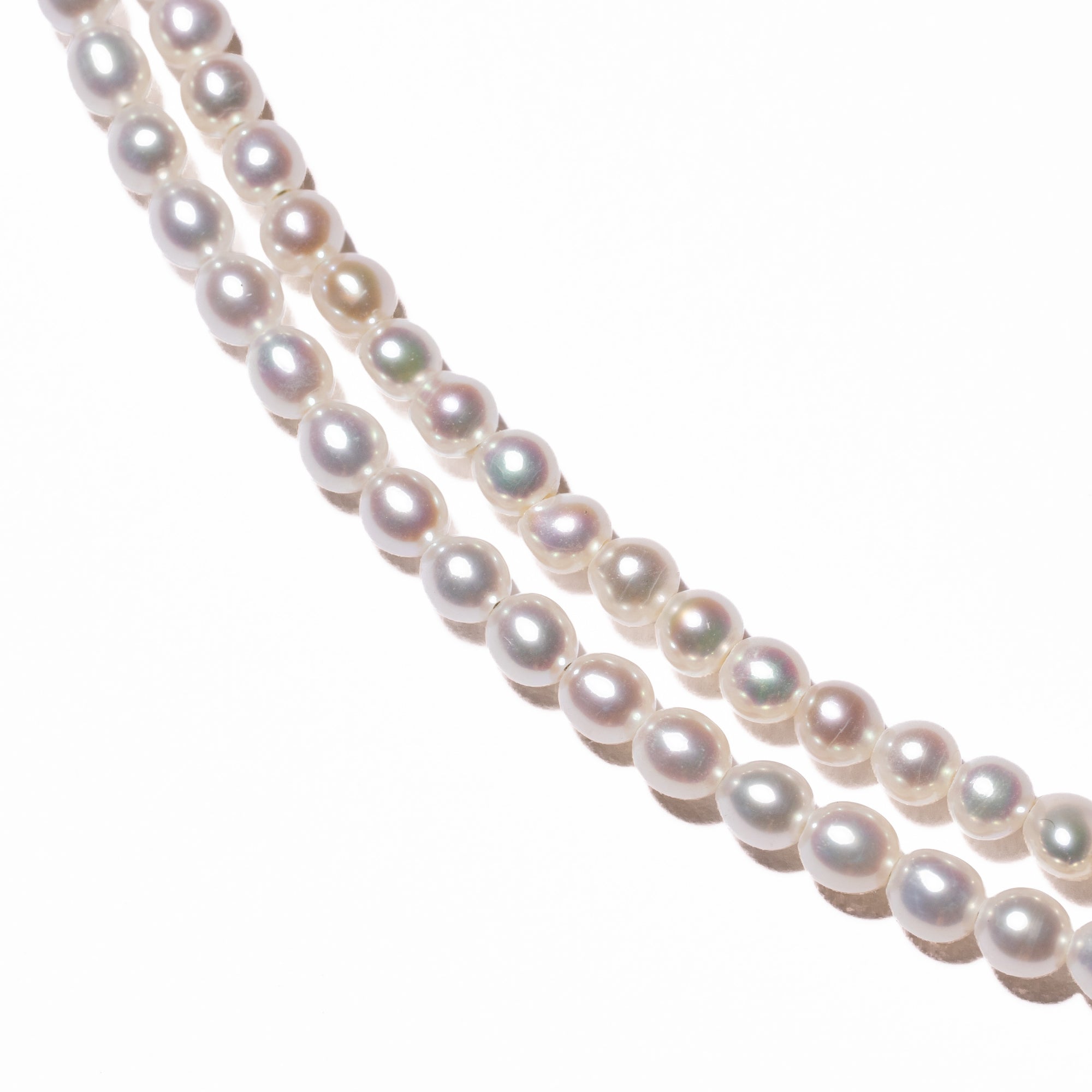＜NEW＞Baby Round【極小】淡水3.0mm パールネックレス-MUSUBI（結）｜職人仕上げ・マンテル仕様