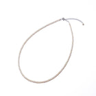 ＜NEW＞Baby Round【極小】淡水3.0mm パールネックレス-MUSUBI（結）｜職人仕上げ・アジャスター付き・Silver925