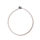 ＜NEＷ＞Round 淡水真珠5.0mm パールネックレス -MUSUBI（結）｜職人仕上げ・マンテル仕様・日本製