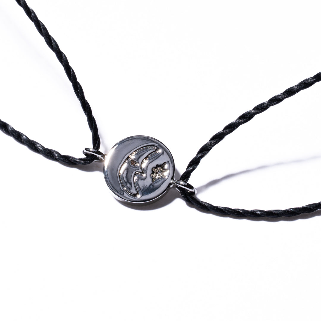 【3color】エネルギーチャームブレスレット -the moon-