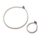 ＜NEＷ＞Round 淡水真珠5.0mm パールネックレス -MUSUBI（結）｜職人仕上げ・マンテル仕様・日本製
