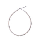 ＜NEW＞Round 淡水真珠5.0mm パールネックレス -MUSUBI（結）｜職人仕上げ・アジャスター付き・Silver925