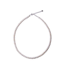 ＜NEW＞Round 淡水真珠5.0mm パールネックレス -MUSUBI（結）｜職人仕上げ・アジャスター付き・Silver925