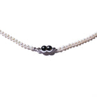 ＜unisex＞Semi Round 淡水真珠3.0mm パールネックレス 45cm -MUSUBI（結）｜メンズ・レディース兼用・マグネット式・日本製
