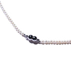 ＜unisex＞Semi Round 淡水真珠3.0mm パールネックレス 45cm -MUSUBI（結）｜メンズ・レディース兼用・マグネット式・日本製