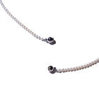 ＜unisex＞Semi Round 淡水真珠3.0mm パールネックレス 45cm -MUSUBI（結）｜メンズ・レディース兼用・マグネット式・日本製