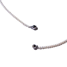 ＜unisex＞Semi Round 淡水真珠3.0mm パールネックレス 45cm -MUSUBI（結）｜メンズ・レディース兼用・マグネット式・日本製