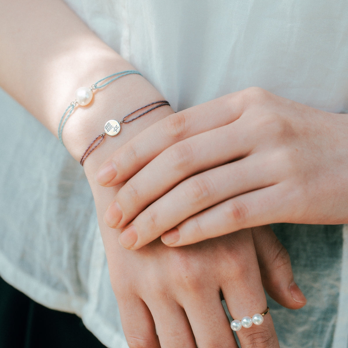 【3color】エネルギーチャームブレスレット -the sun-