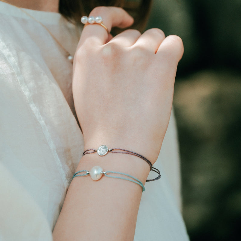 【3color】エネルギーチャームブレスレット -the moon-