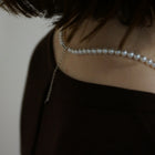 ＜NEW＞Round 淡水真珠5.0mm パールネックレス -MUSUBI（結）｜職人仕上げ・アジャスター付き・Silver925