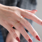 ＜Emi＞あこやパールリング SHINGETSU ［K18 / 5.0mm］