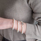 Rice 8.0mm パールブレスレット-MUSUBI（結）｜職人仕上げ・Silver925