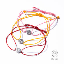 【3color】エネルギーチャームブレスレット -the sun-