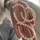 Rice 8.0mm パールブレスレット-MUSUBI（結）｜職人仕上げ・Silver925